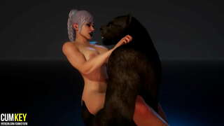 Busty ក្មេងស្រីអាសូរជាមួយនឹង Werewolf|ធំមេបិសាច|សិច ៣D ព្រៃ Busty ក្មេងស្រីអាសូរជាមួយនឹង Werewolf|ធំមេបិសាច|សិច ៣D ព្រៃ